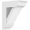 Ekena Millwork Standard Traditional Architectural Grade PVC Bracket with Traditional Ends, 5"W x 12"D x 14"H BKTP05X12X14TRA01 - alternate 1